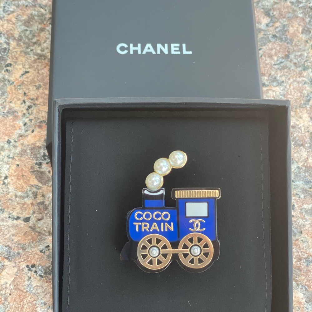 Chanel Coco Train Brooch
